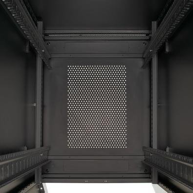Rack Fechado 19" Evus Ev-df6836 36u X 600 X 800mm Para Piso Preto