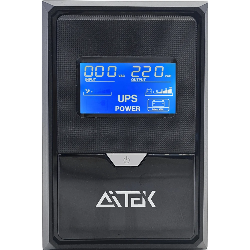 Nobreak Aitek 650VA, Bivolt com Saída CA 220V, Proteção Contra Quedas e Picos de Energia para Computadores e Eletrônicos - Anb-2206