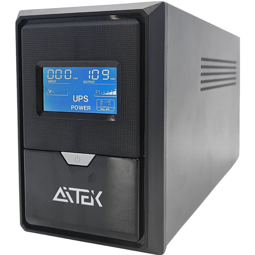 Nobreak Aitek 650VA, Bivolt com Saída CA 220V, Proteção Contra Quedas e Picos de Energia para Computadores e Eletrônicos - Anb-2206