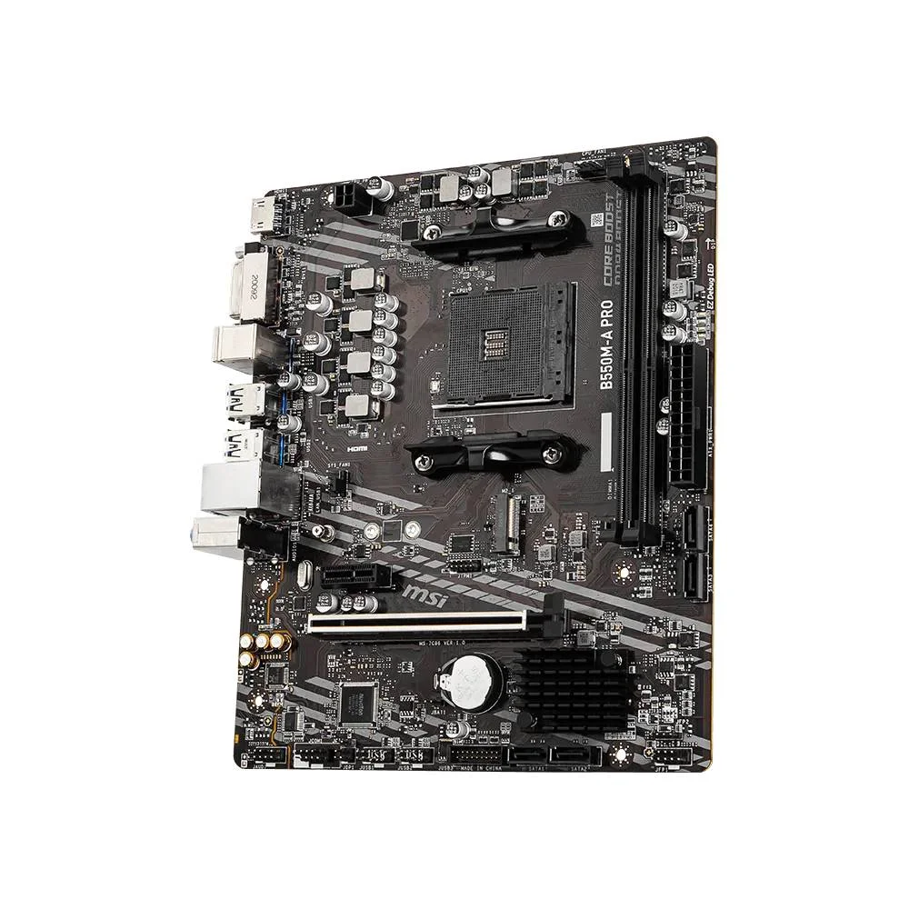 Imagem 4 de 5 do produto Placa Mãe Msi B550m-a Pro Am4 2xDDR4 Chipset Amd B550 Matx