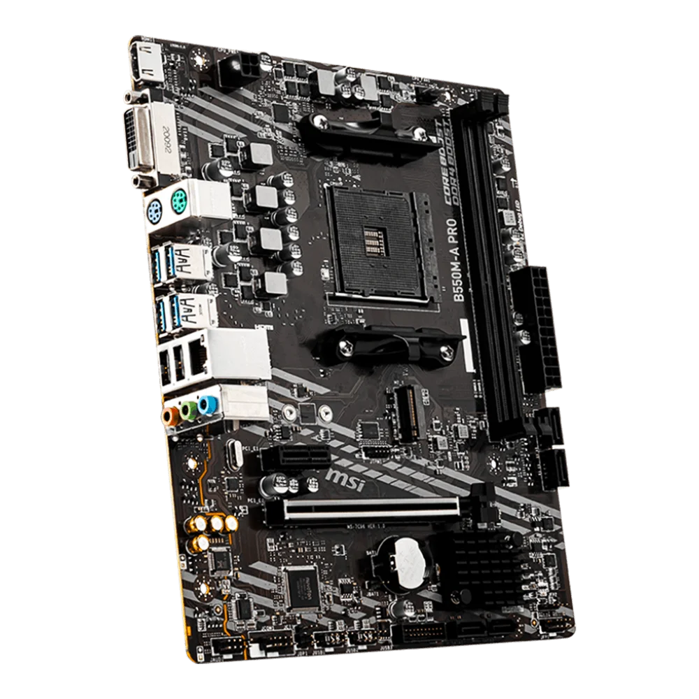 Placa Mae Gamer Msi B550m-a Pro Amd Ryzen Am4 Ddr4 Matx M.2 HDMI/dvi 8