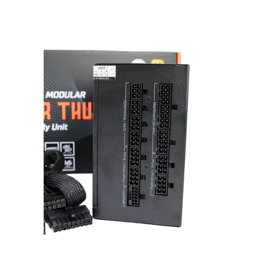 Imagem 2 de 5 do produto Fonte Gamer Ktrok Hyper Thunder 850w Full Modular Gold Atx 3.1