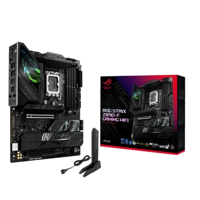 Placa Mãe Asus Rog Strix Z890-f Gaming Wifi7 LGA  1851 4xDDR5 Chipset Z890 Atx