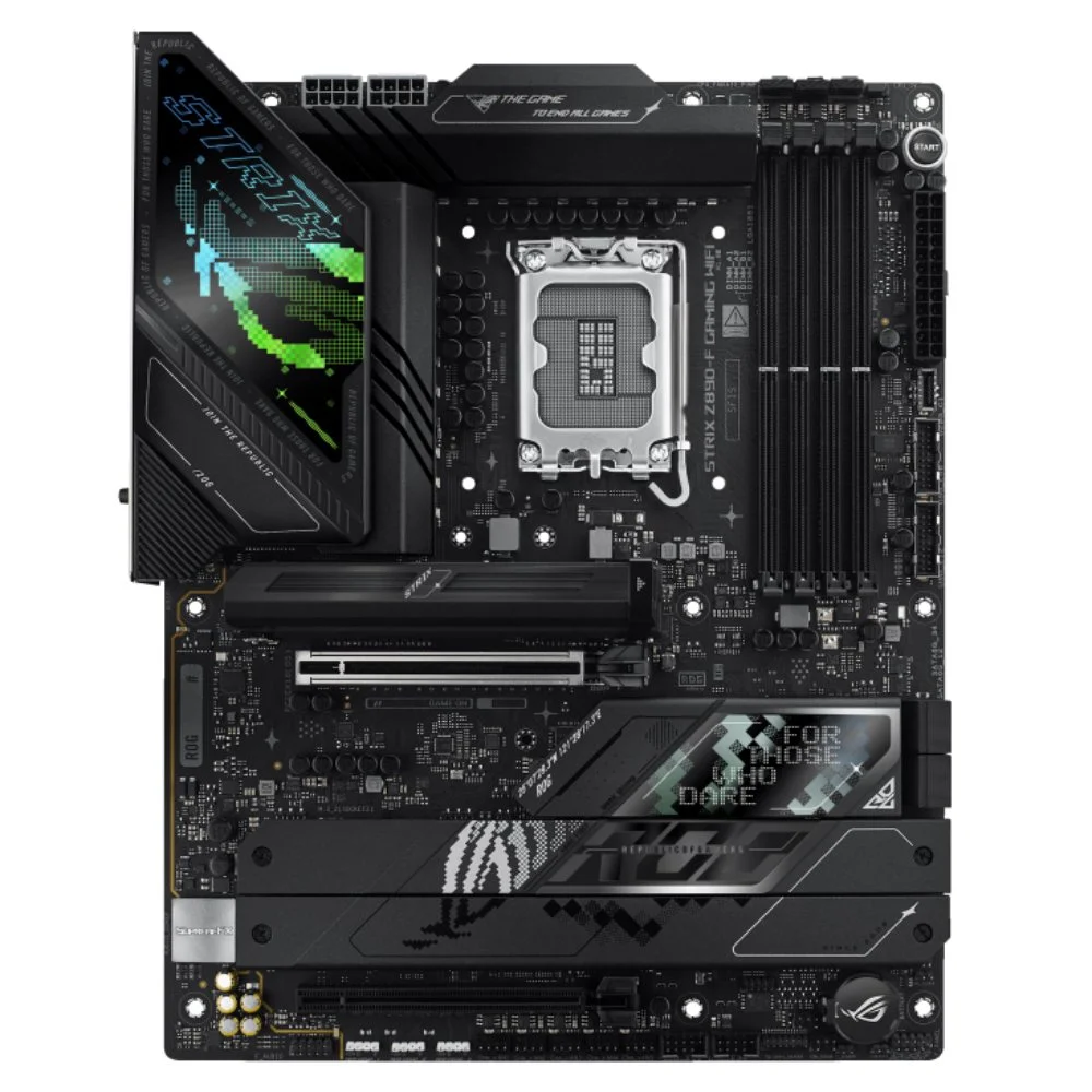 Placa Mãe Asus Rog Strix Z890-f Gaming Wifi7 LGA  1851 4xDDR5 Chipset Z890 Atx 6