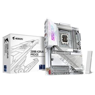 Placa Mãe Gigabyte Z890 Aorus Pro Ice Wifi 7 Intel LGA 1851 4xDDR5 Chipset Z890 Atx