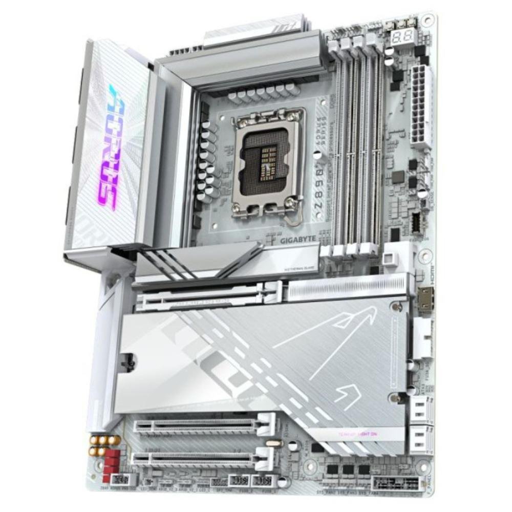 Placa Mãe Gigabyte Z890 Aorus Pro Ice Wifi 7 Intel LGA 1851 4xDDR5 Chipset Z890 Atx 6