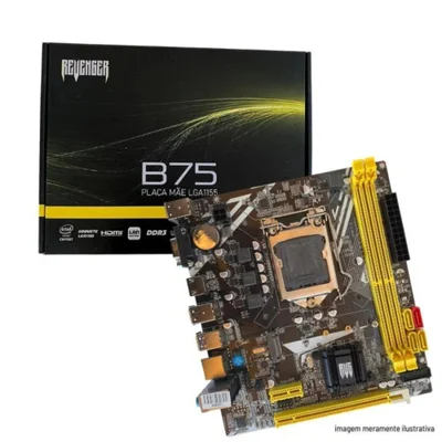 Placa-mãe Revenger G-b75 Intel LGA  1155 Ddr3
