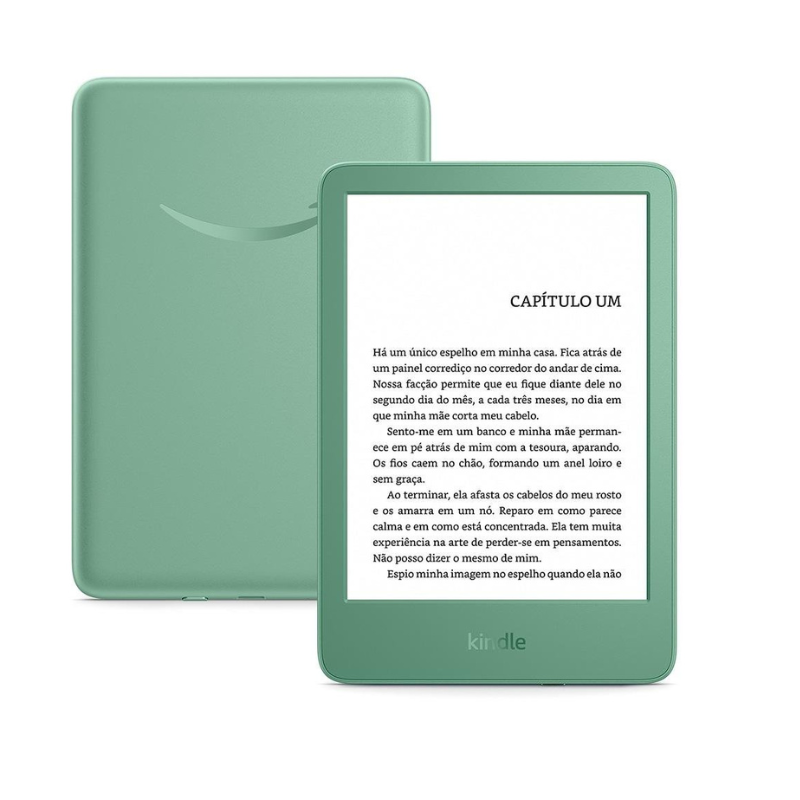 Kindle 11ª Geração 2024 6" 16gb Tela Antirreflexo Bateria De Longa Duração Verde - B0cp31qs6r