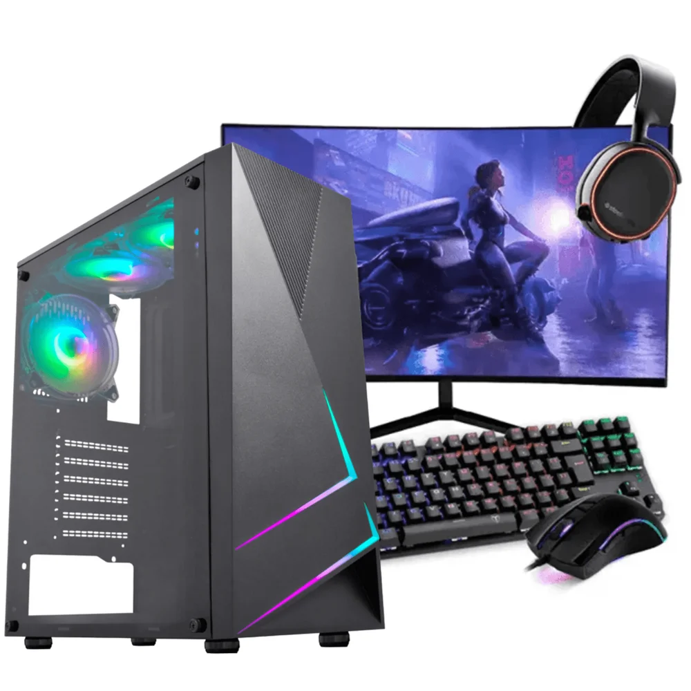 PC Gamer Completo Ryzen 5 5600gt, 8GB Ddr4, SSD 240GB, 500w 80 Plus, PCr56gt04-e