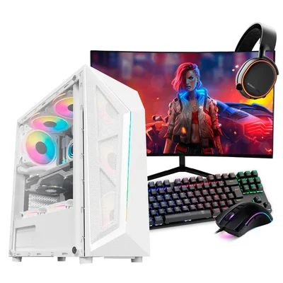 PC Gamer Completo Ryzen 5 5600gt, 16gb Ddr4, SSD 480GB, 500w 80 Plus, PCgt08-e
