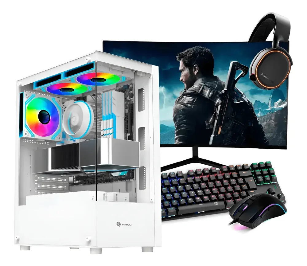 PC Gamer Completo Ryzen 5 5600gt, 16gb Ddr4, SSD 480GB, 500w 80 Plus, PCgt09-e