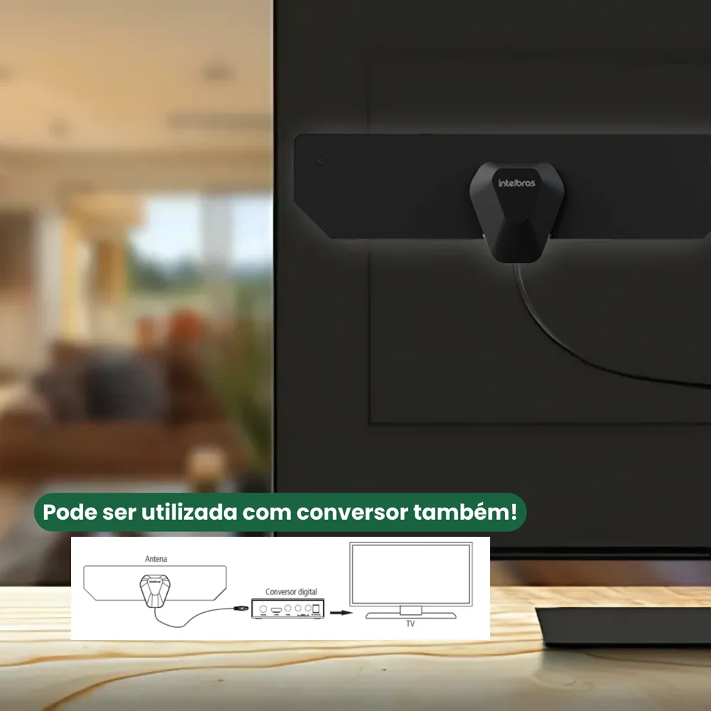 Imagem 3 de 5 do produto Antena Interna De Tv Uhf / Hdtv Ai 1115 Intelbras