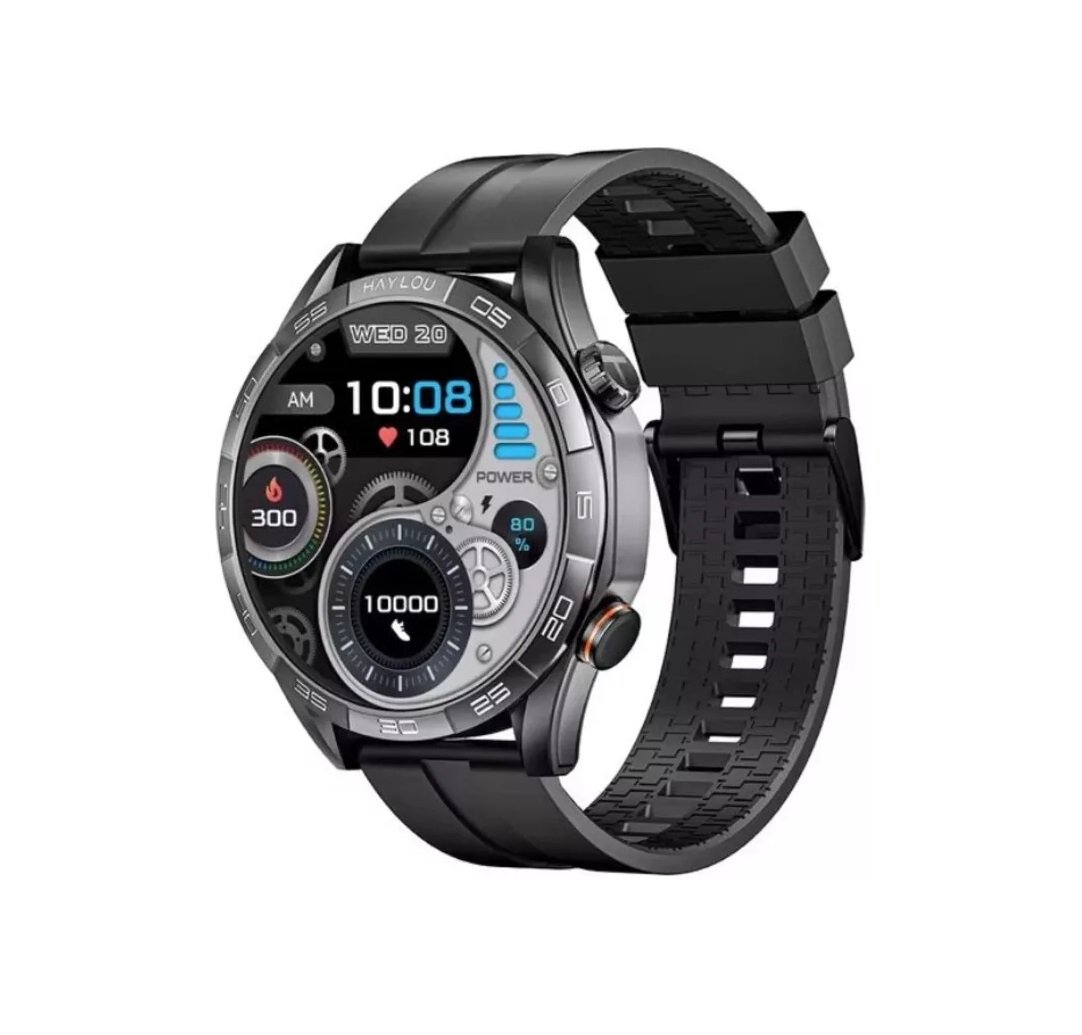 Smartwatch Haylou Solar 5, Tela AmoLED 1,58 Ip68 À Prova D'água, Chamadas Bluetooth, Lançamento 2025