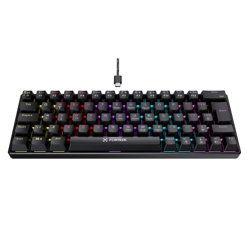 Imagem 4 de 5 do produto Teclado Gamer Mecânico Fortrek Gravity 65 Compact Preto