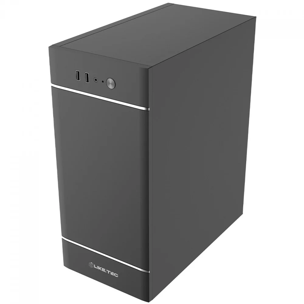 Imagem 5 de 5 do produto Gabinete Liketec The Rock Office Micro Atx Sem Fonte Preto 2118