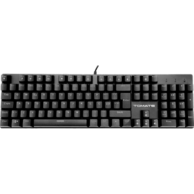 Teclado Mecânico RGB Com Fio Marrom Tomate
