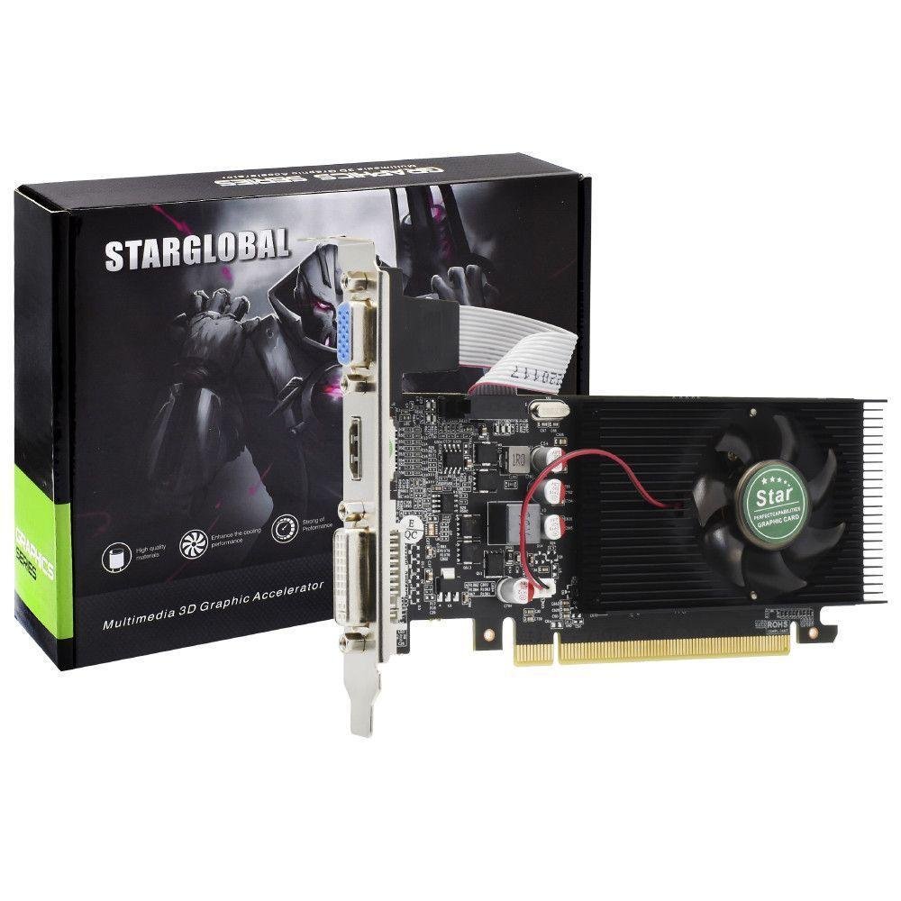 Placa De Vídeo Star 2gb Geforce Gt610 Ddr3 PCi Express Graphic Series 6