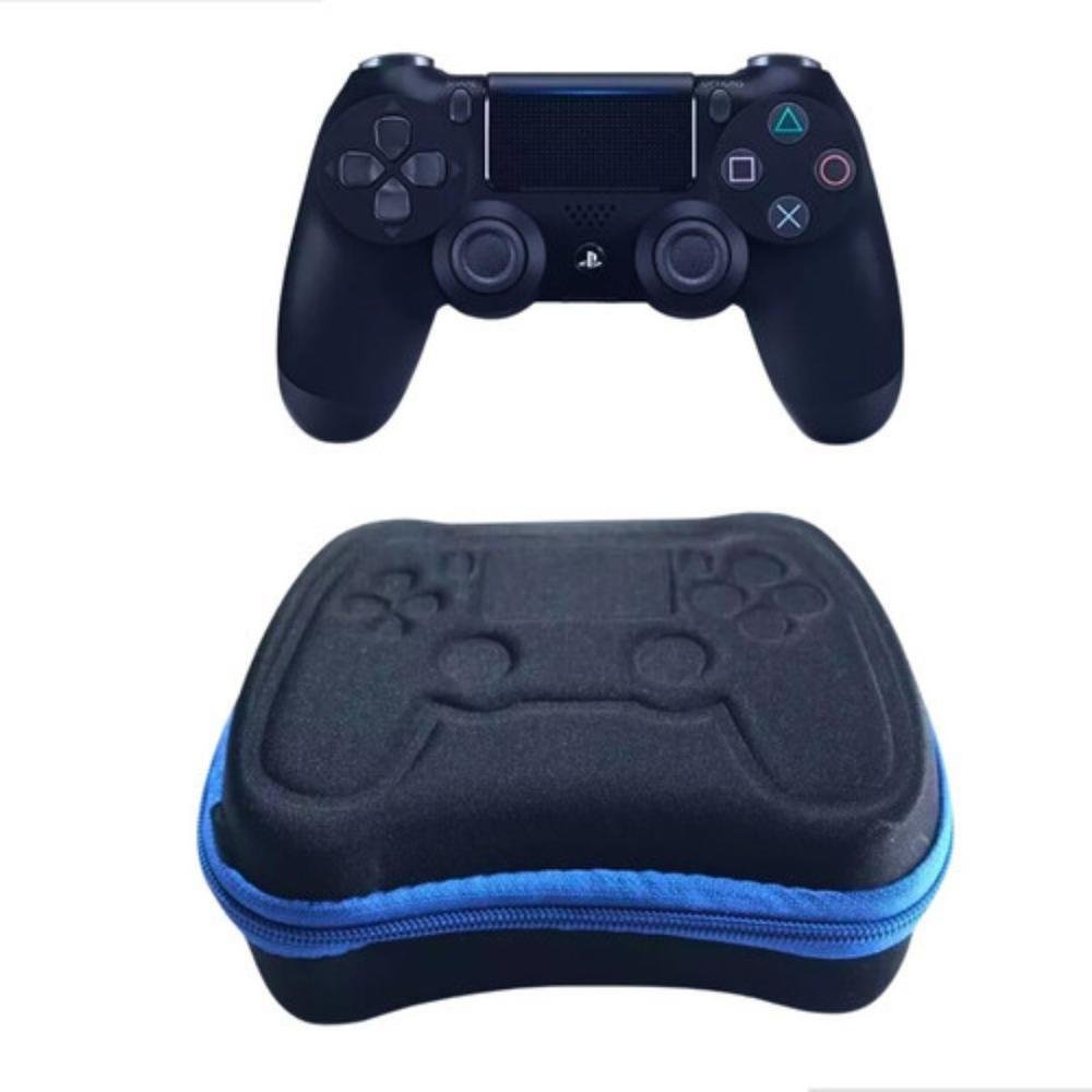 Case Capa Controle Ps4 Anti Impacto Azul