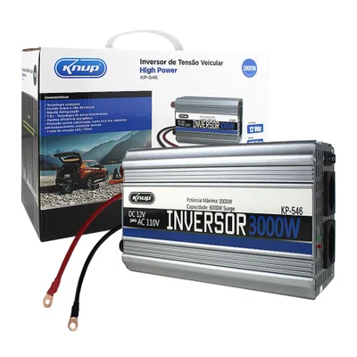 Inversor Potência 12v 110v 3000w Senoidal Modificada Onda