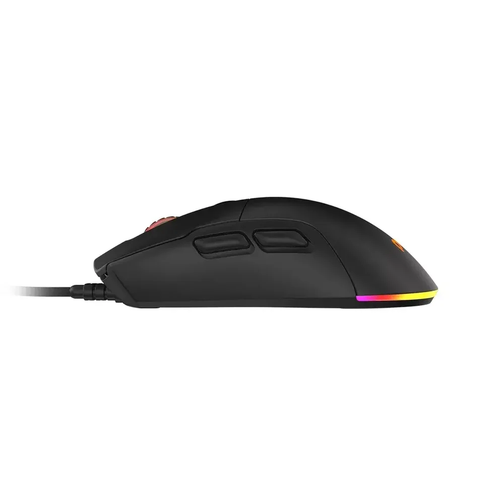 Mouse Gamer PCyes Malus Black Vulcan -12400 Dpi-RGB-6 Botões Mouse Gamer PCyes Malus Black Vulcan -12400 Dpi-RGB-6 Botões