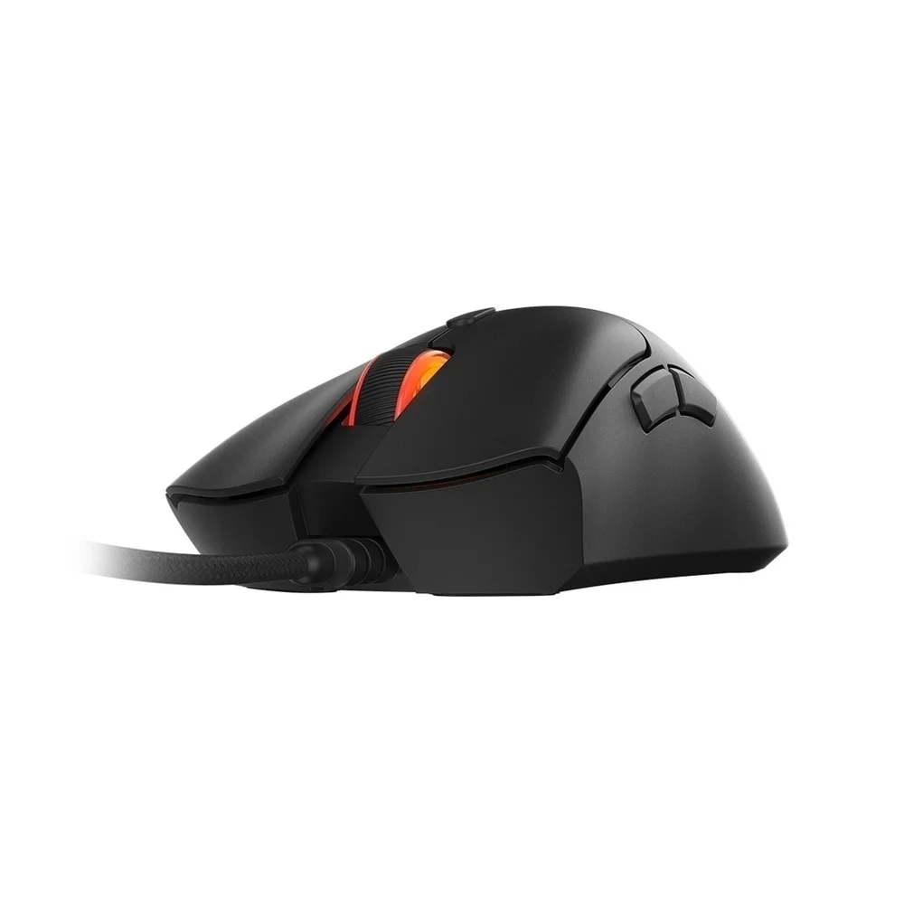 Imagem 5 de 5 do produto Mouse Gamer PCyes Hydrus Black Vulcan-12400 Dpi-RGB 6 Botões