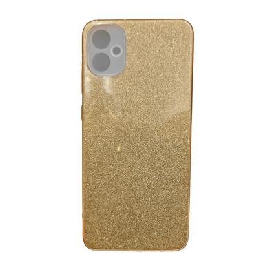 Capinha Capa Compatível Com Samsung Galaxy A05 A055 Tela 6.7 Glitter Brilho Cor:dourado