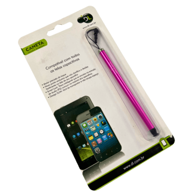 Caneta Dl Touch Screen Alta Precisão Smart Lock - Pink