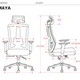 Cadeira Office Maya Dt3 11732-4 Até 120kg Descanso De Braço 2d Cilindro Classe 4 Preto U Unica Unica