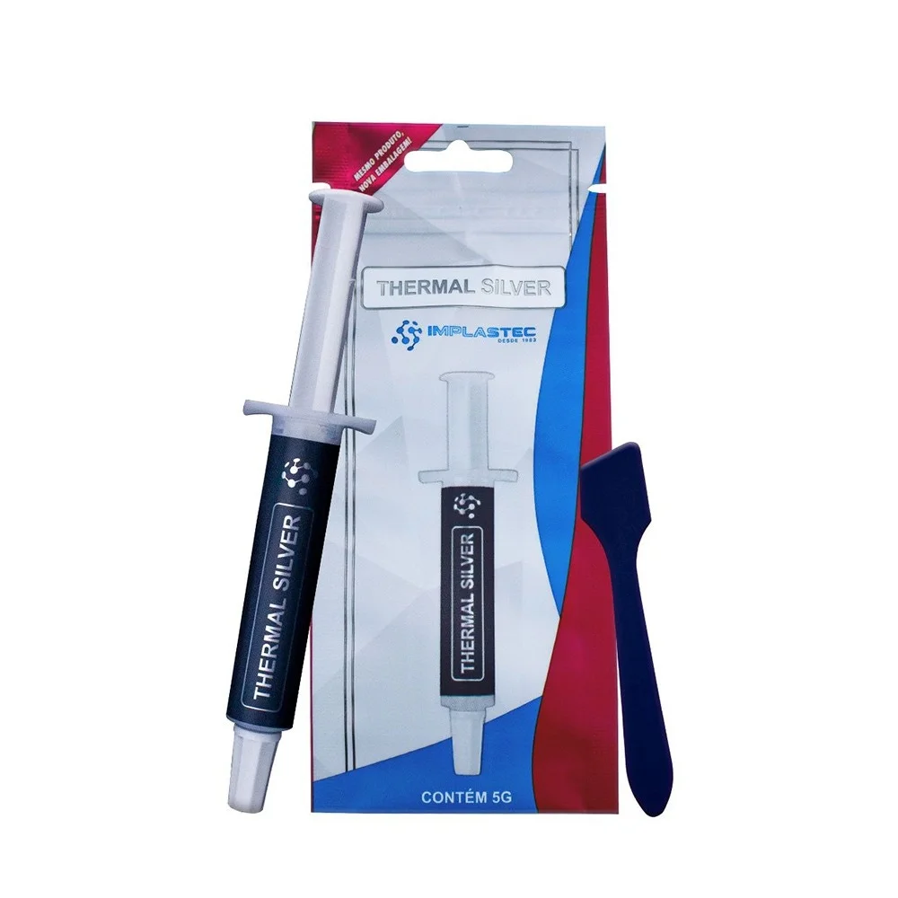 Pasta Térmica Thermal Silver Implastec 5g 4