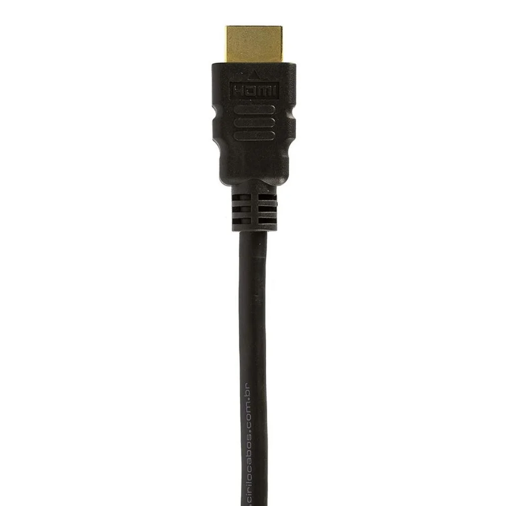 Imagem 2 de 5 do produto Cabo Dvi Para HDMI De 2,0m Preto 7269-10 Cirilo Cabos Cabo Dvi Para HDMI De 2,0m Preto 7269-10 Cirilo Cabos