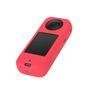 Capa Silicone + Alça De Segurança Para Insta360 X3 Cor:vermelho