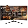 Monitor Gamer 27" Tela Curvo Full HD 100Hz 3ms, HDMI VGA VESA Aitek DELTA-M2710AC