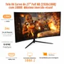 Monitor Gamer 27" Tela Curvo Full HD 100Hz 3ms, HDMI VGA VESA Aitek DELTA-M2710AC