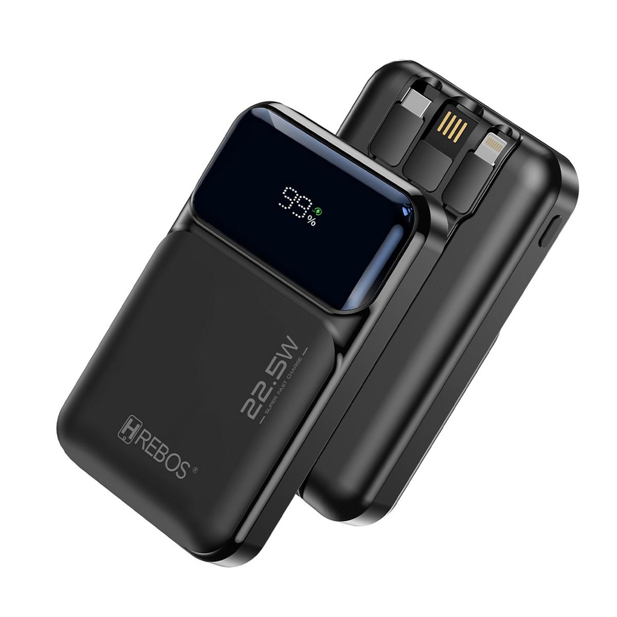 Power Bank 22.5w Boost Charge Short De 10000mah Para Drones Cor:preto