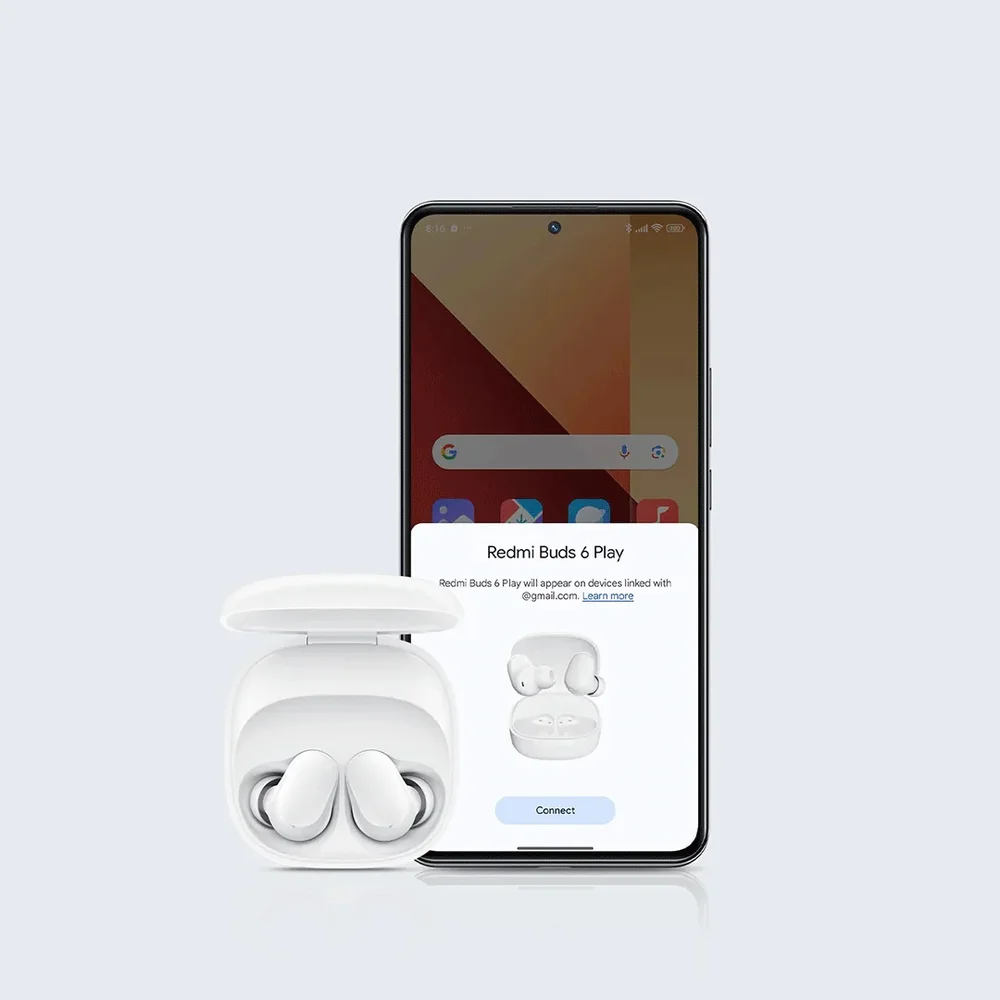 Imagem 3 de 5 do produto Fone De Ouvido Buds 6 Play Drive10mm Bluetooth 5.4 Branco