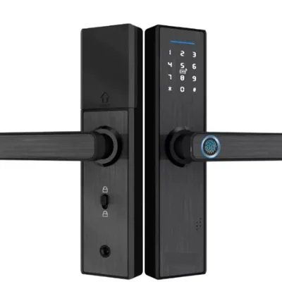 Fechadura Eletronica Biometria Digital Touch Cor Preto