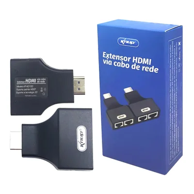 Extensor HDMI Via Cabo De Rede Rj45 Até 30 Metros Kp-ad100 Knup