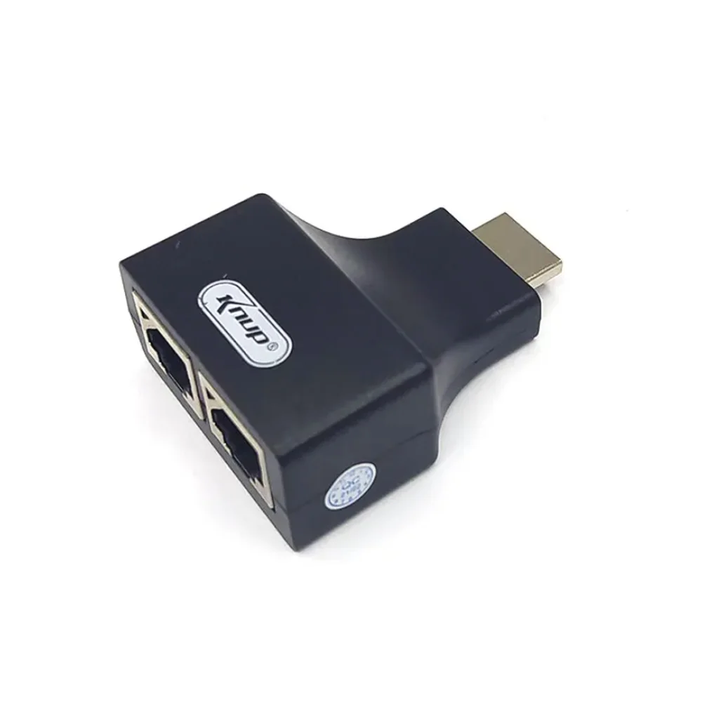 Imagem 3 de 5 do produto Extensor HDMI Via Cabo De Rede Rj45 Até 30 Metros Kp-ad100 Knup