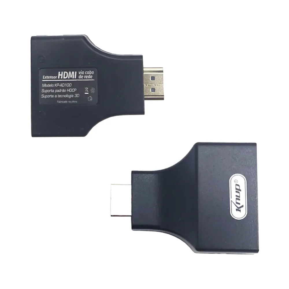 Imagem 5 de 5 do produto Extensor HDMI Via Cabo De Rede Rj45 Até 30 Metros Kp-ad100 Knup