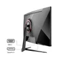 Monitor Gamer 27" Curvo 1ms, 180hz, Amd Freesync, Full Hd, HDMI, Dp, Frameless Hq Premium Hq27c18