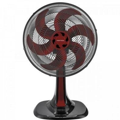 Ventilador De Mesa 30cm 220v Turbo6 Vermelho Ventisol - 220v