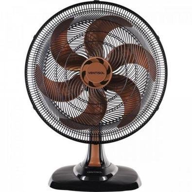 Ventilador De Mesa 50cm 220v Turbo6 Bronze Ventisol - 220v