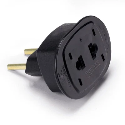 Adaptadores Energia Forlux Tomada 2p P/nbr14136 Preto