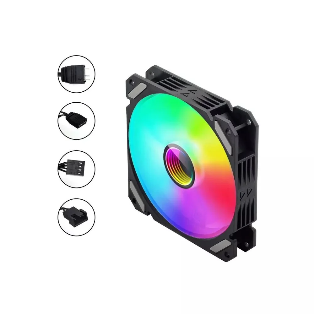 Cooler Para Gabinete 120mm 12cm ARGB Revenger 3 Pinos 8