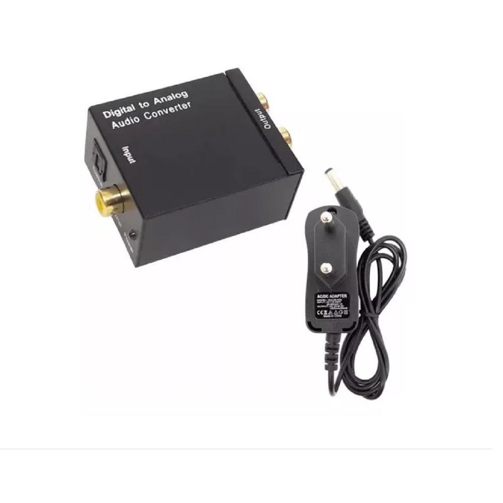 Imagem 3 de 3 do produto Conversor Áudio Digital Óptico Para Analógico Alta Qualidade