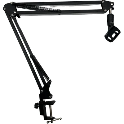 Suporte Para Microfone De Mesa Profissional Ajustável Braço Articulado