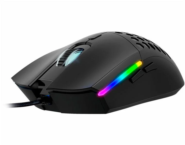 Imagem 4 de 5 do produto Mouse Com Fio Gamer K-mex Multiverso M136 Preto Com RGB