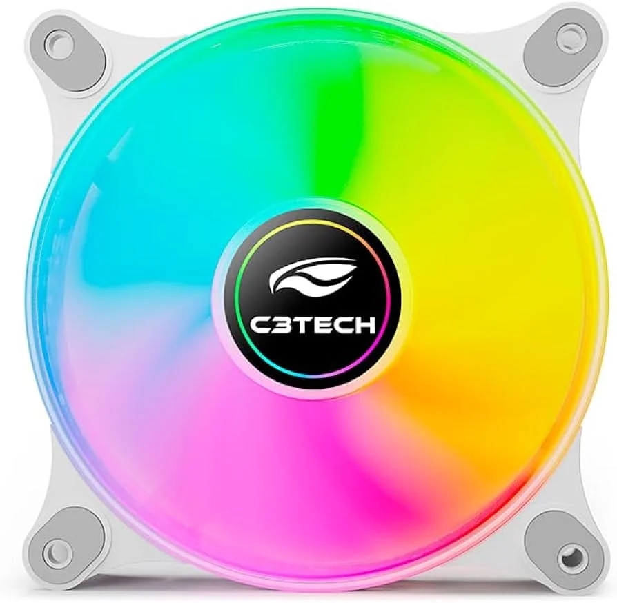 Cooler Fan P/gabinete 120x120x25 LED RGB F9-l160bkRGB C3 Tec. 7