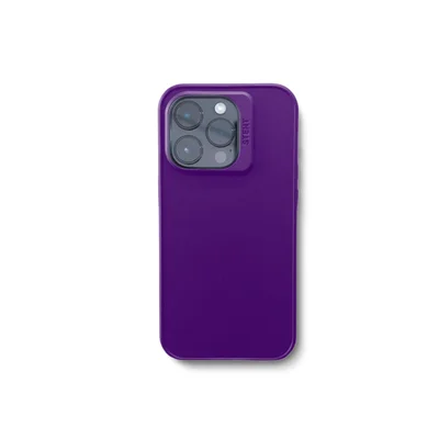 Capa Capinha Case Proteção De Câmera Com Suporte Compatível Iphone 15 - Roxo