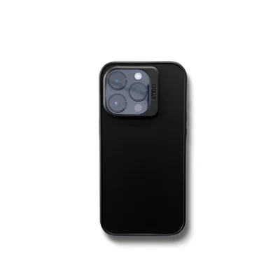 Capa Capinha Case Proteção De Câmera Com Suporte Compatível Iphone 15 - Preto
